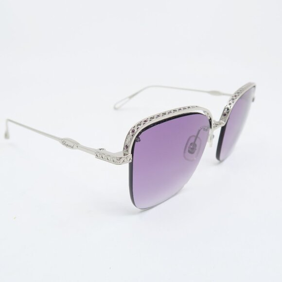 Chopard SCHD45S 0579 Silver/Gradient Titanium Square, New Women\'s Sunglasses. main image 9